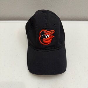 New Era Baltimore Orioles Cap Hat Black Orange Adjustable Genuine Merchandise